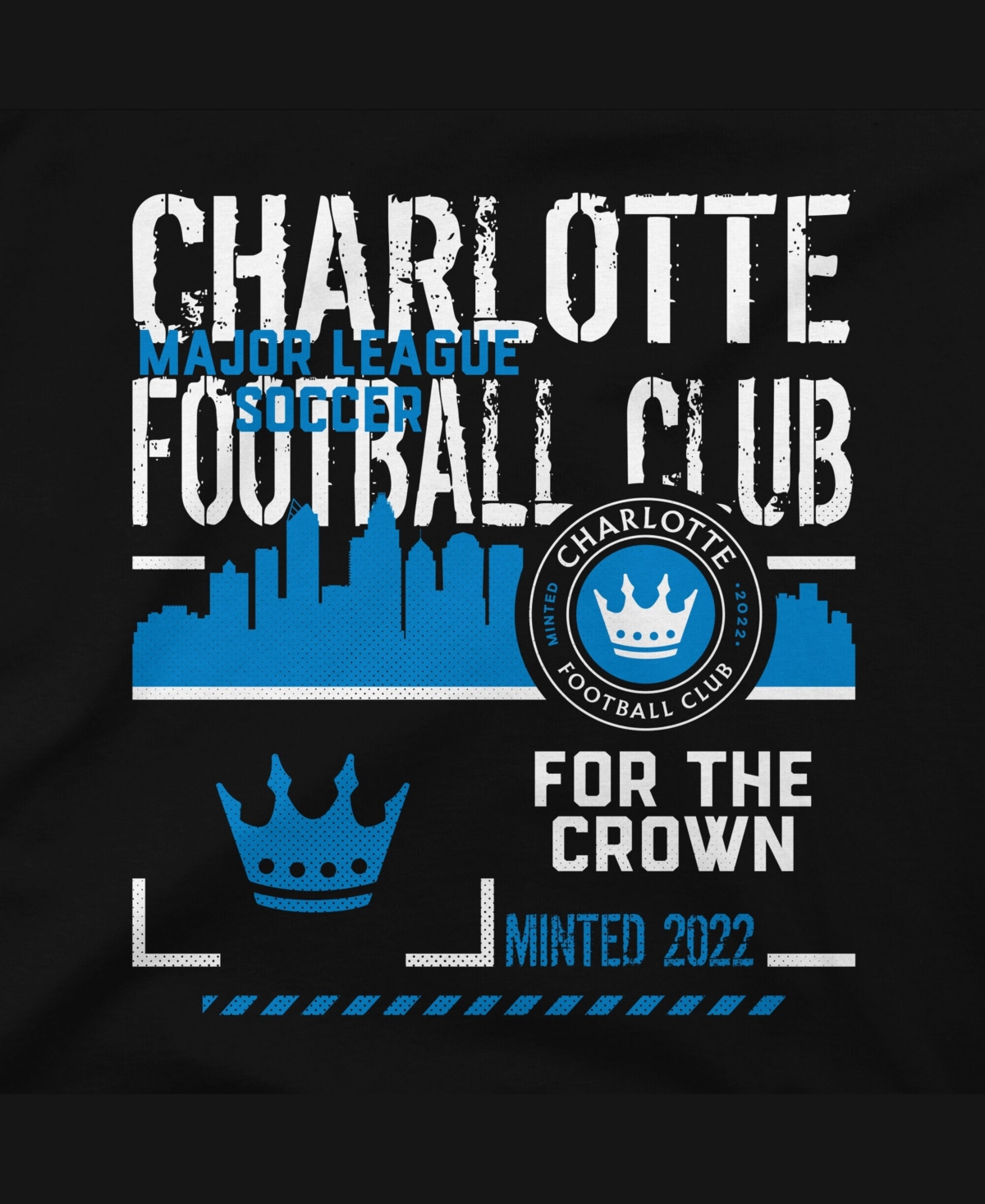 Stadium Essentials Men's and Women's Black Charlotte Fc Hideout Urban T-Shirt