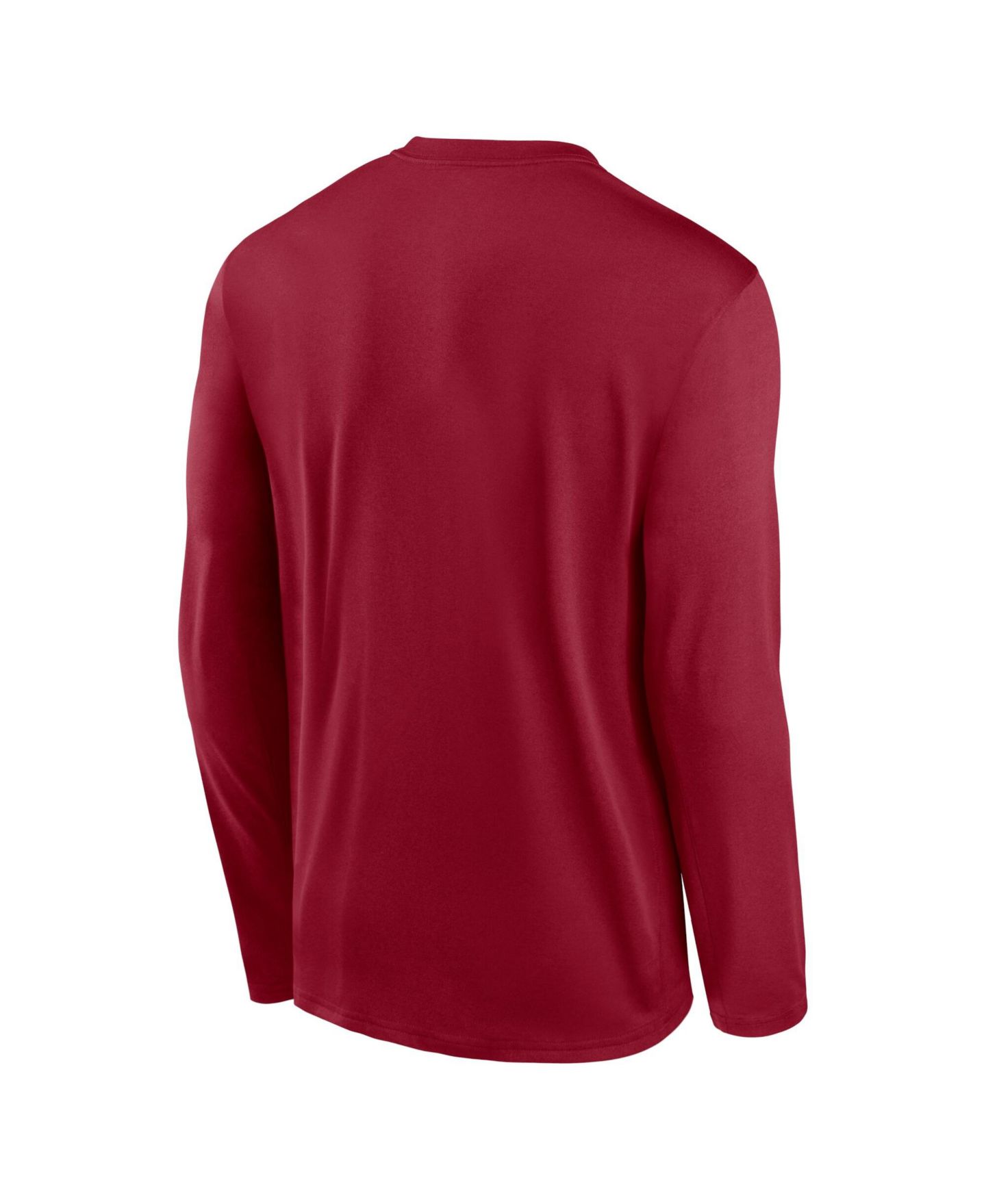 Мужская футболка Jordan Crimson Oklahoma Sooners Primetime Alternate Logo Legend Performance Long Sleeve — фото 2