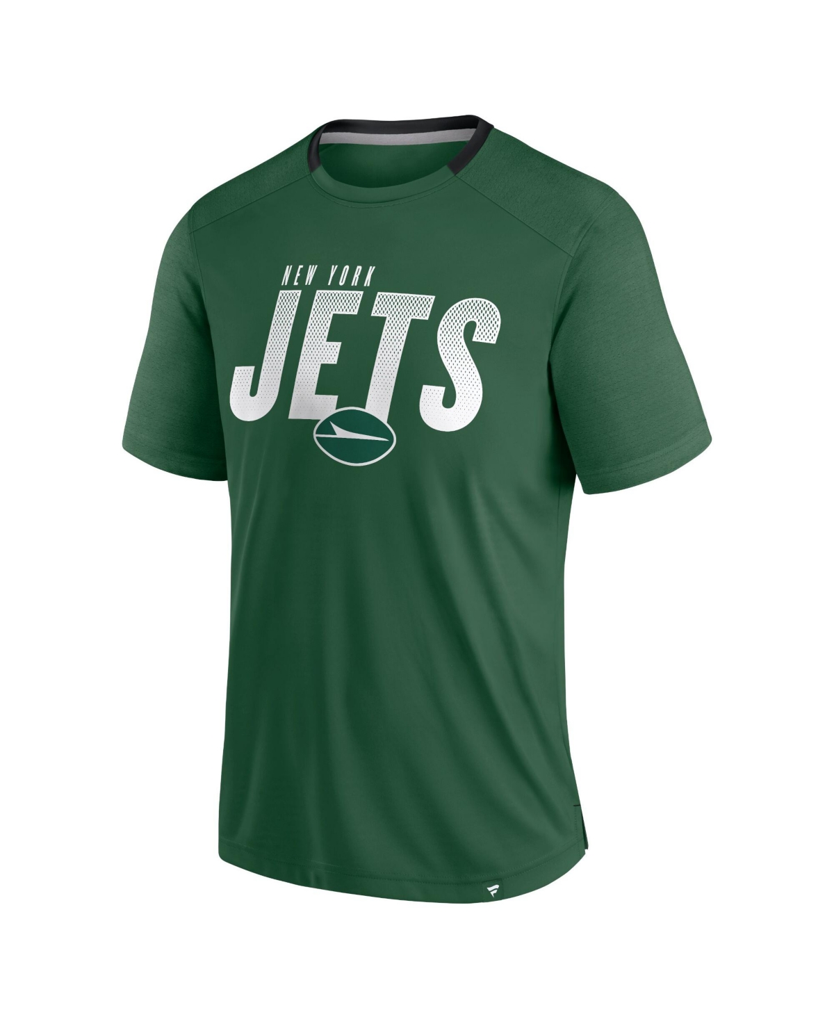 Fanatics Men's Green New York Jets Defender Fade Slant T-Shirt