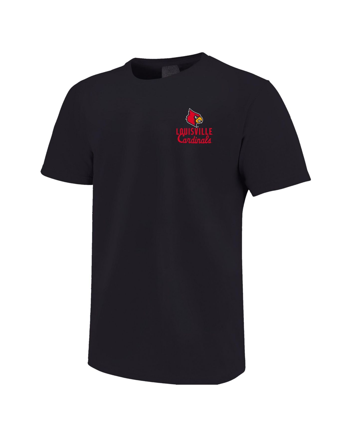 Детская футболка Image One Black Louisville Cardinals Comfort Colors Mascot Overlay — фото 3