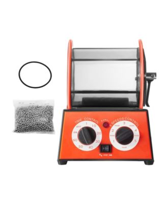 Jewelry Rotary Tumbler, 11 lb Capacity Polisher with 5 Speeds and 60-Minute Timer for Gemstones and Coins