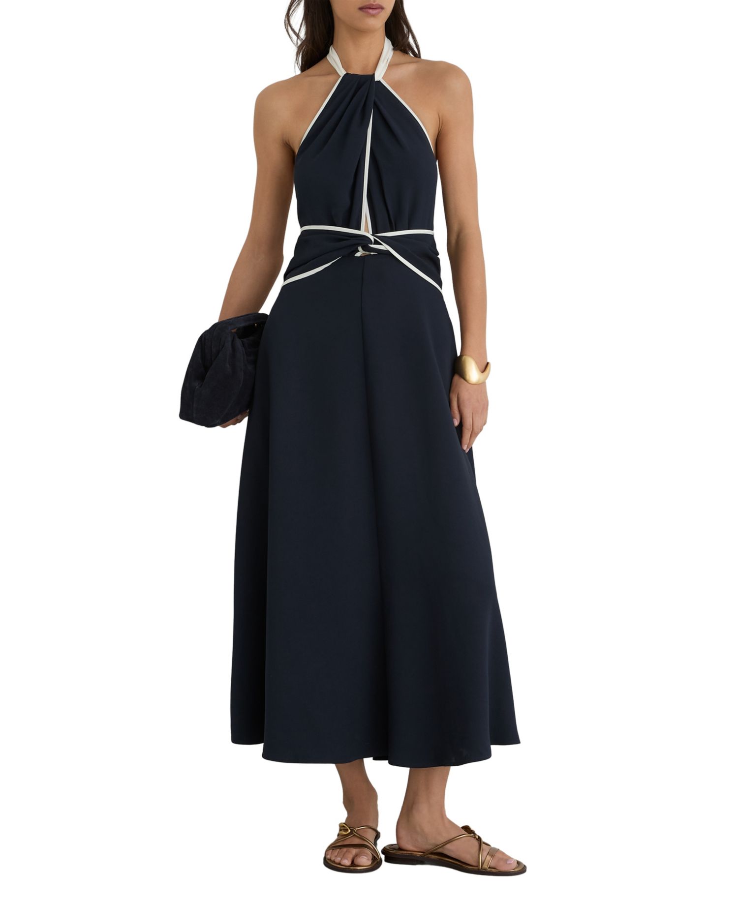 Women's Blair Halterneck A-Line Sleeveless Dress
