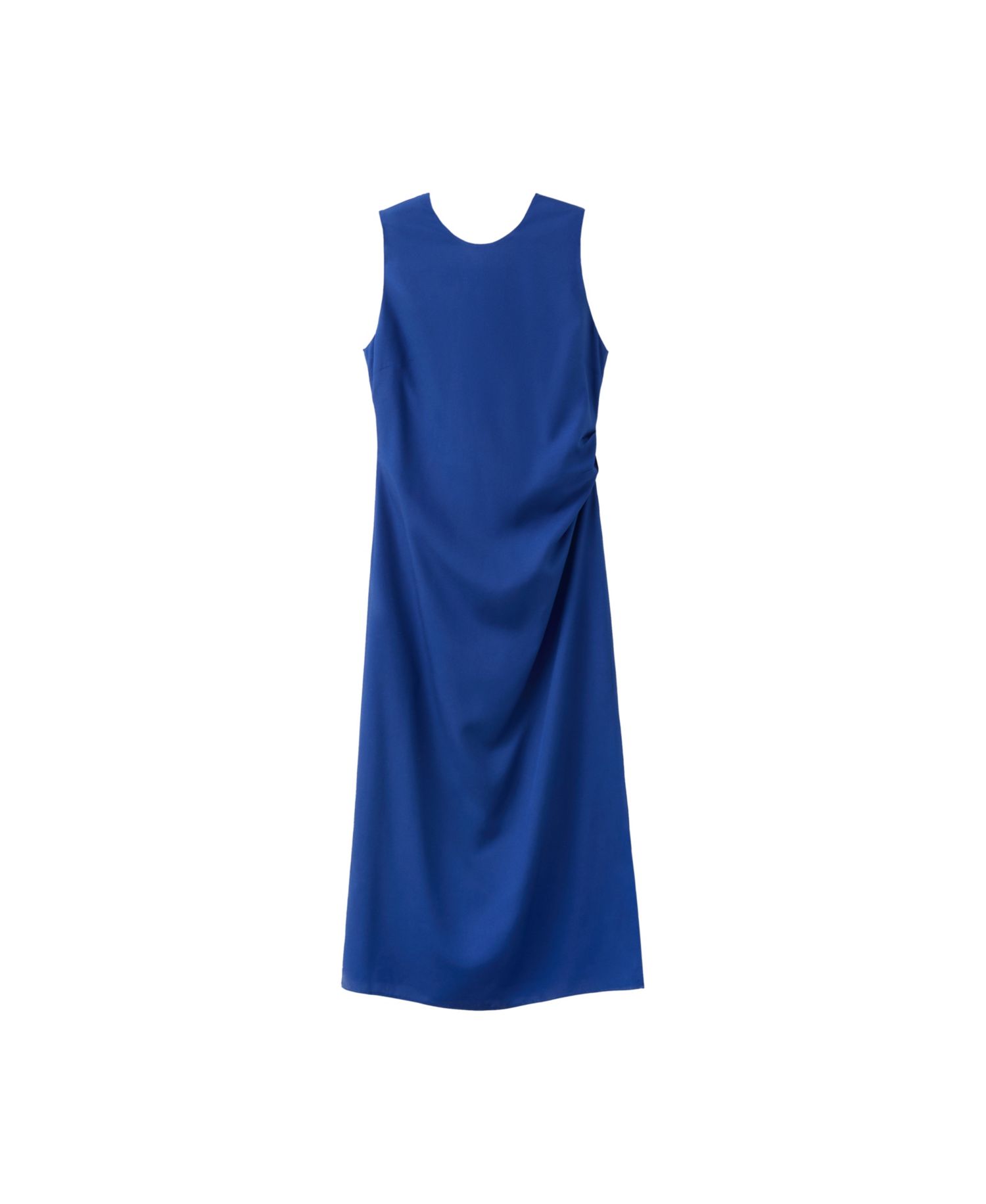 Women's Side-Ruched Midi Dress