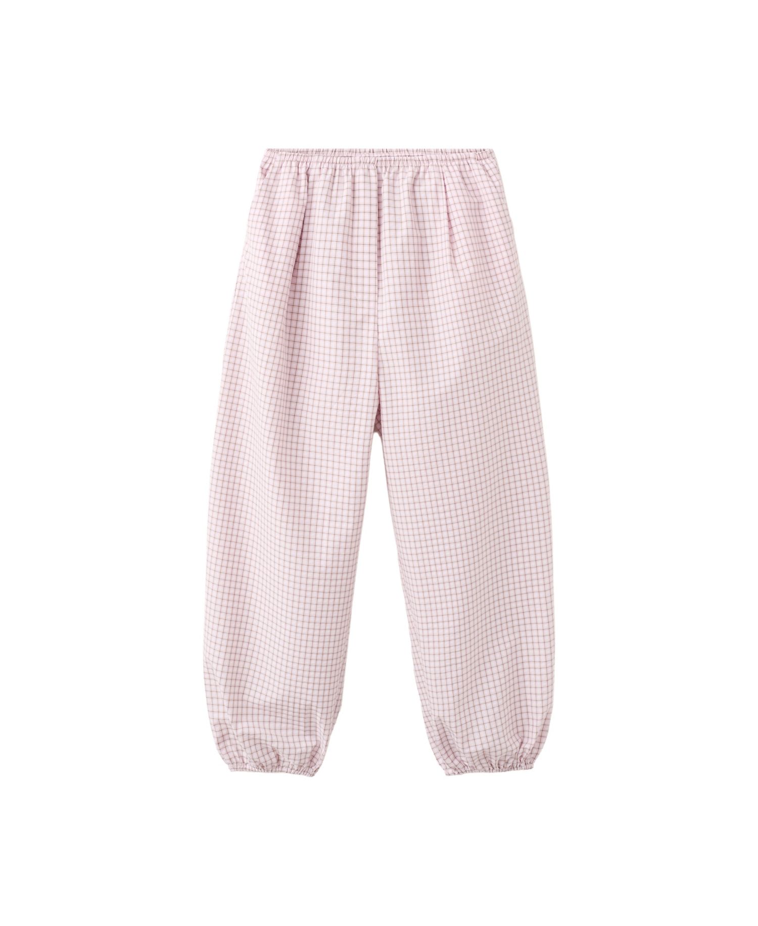 Women's Mid-Rise Plaid Baggy Pants
