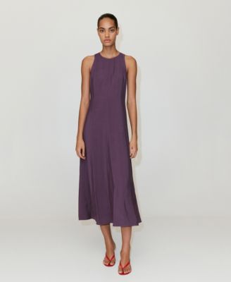 Women's Crewneck Sleeveless A-Line Dress