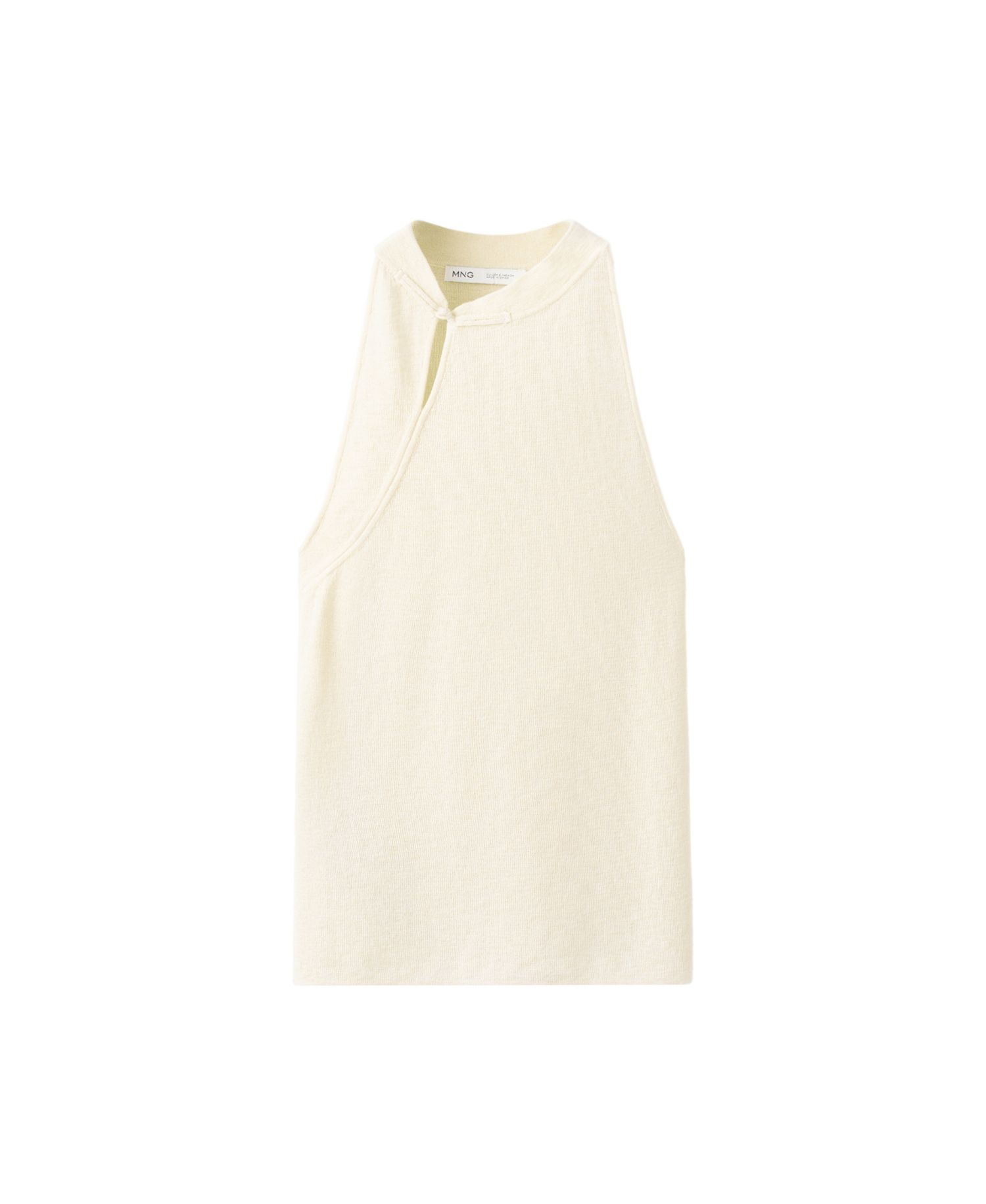 Women's Halter-Neck Sleeveless Knit Top