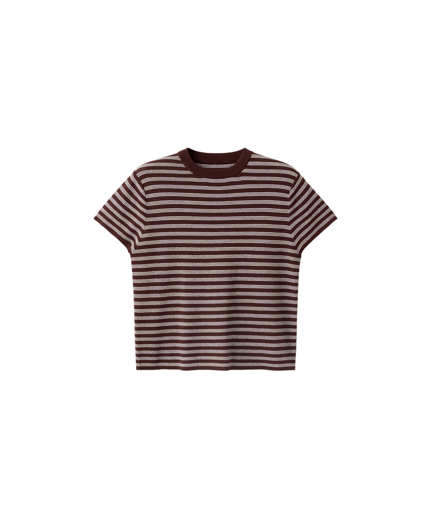 Women's Short-Sleeve Ribbed Sweater