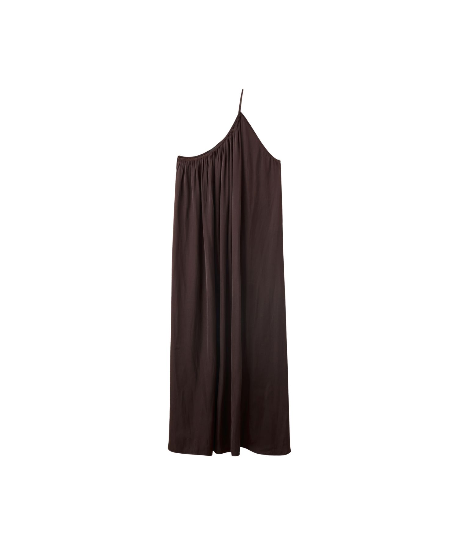 Women's Ruched Asymmetrical Pleated Dress