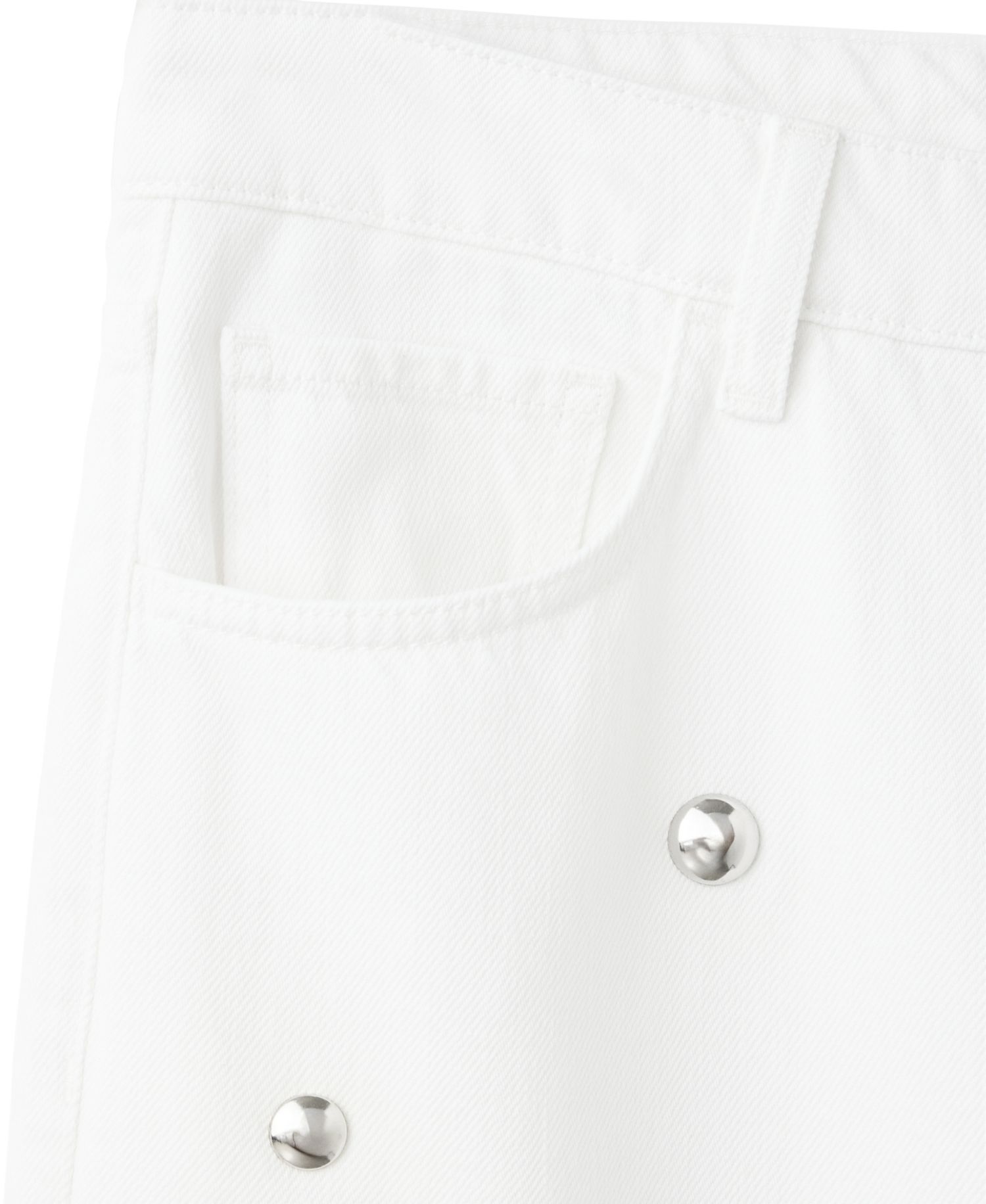 Women's Wide-Leg Studded Jeans