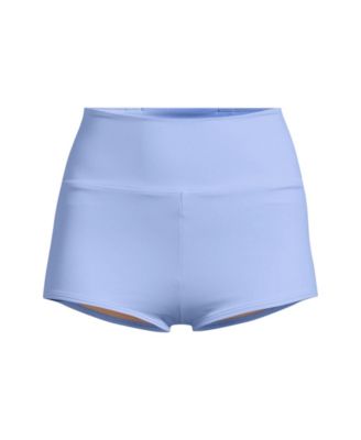 Women's Tugless High Waisted Swim Boy Shorts