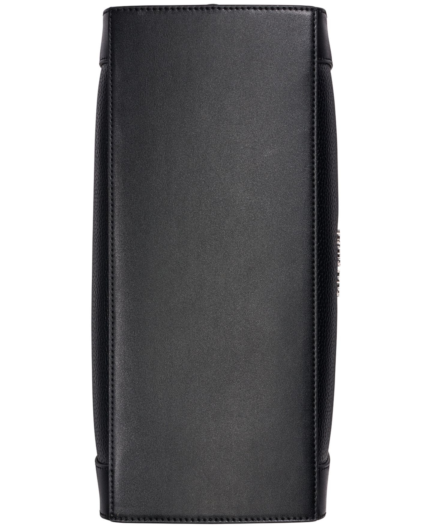 Женская сумка Calvin Klein Masie Magnetic Snap Medium Tote Handbag, цвет: Чёрный / Серебряный — фото 5