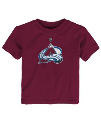 Baby Boys and Girls Burgundy Colorado Avalanche Primary Logo T-Shirt
