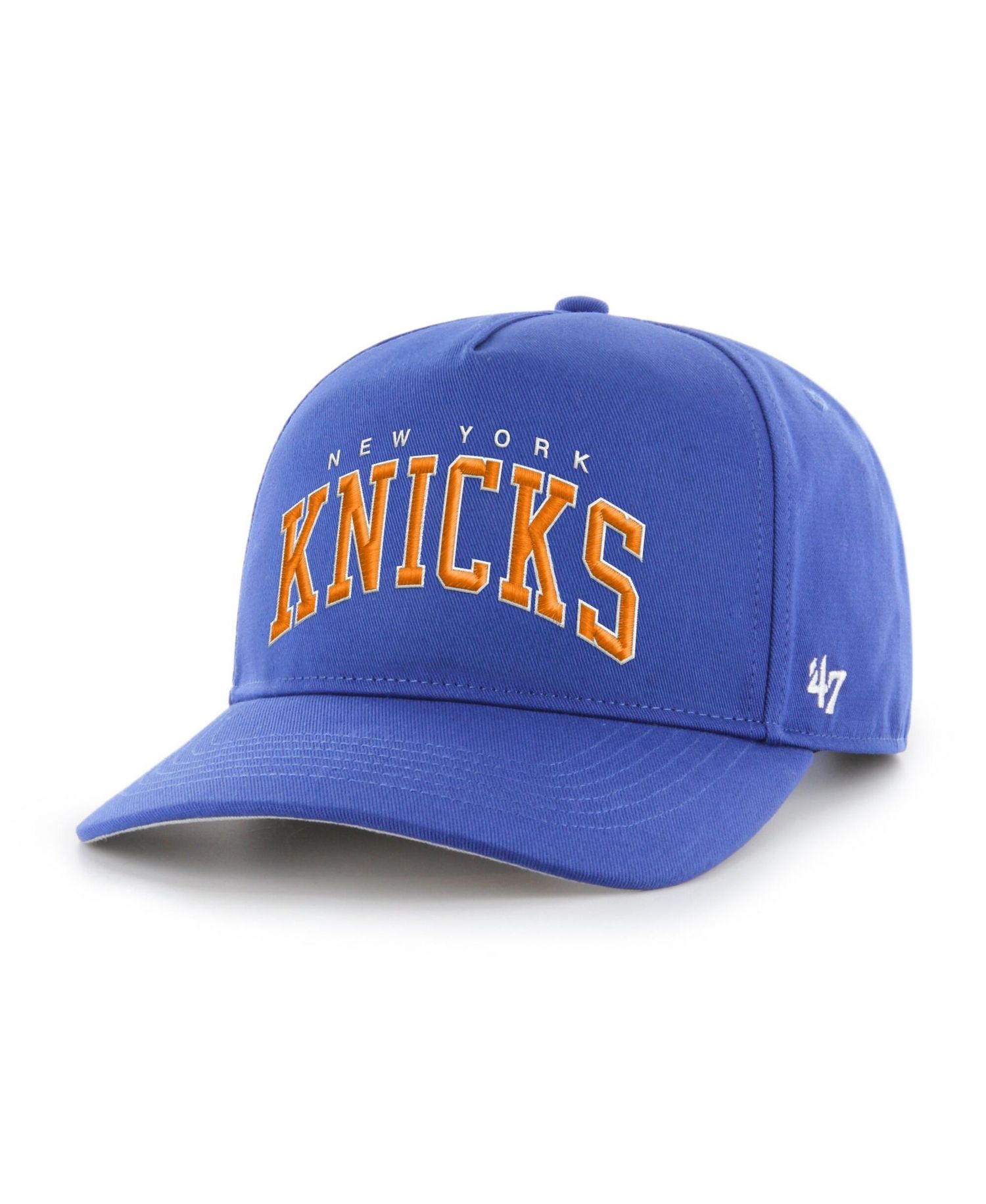 Men's Blue New York Knicks Block Arch Hitch Adjustable Hat