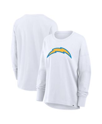 Women's Los Angeles Chargers Relaxed Long Sleeve Crewneck T-Shirt