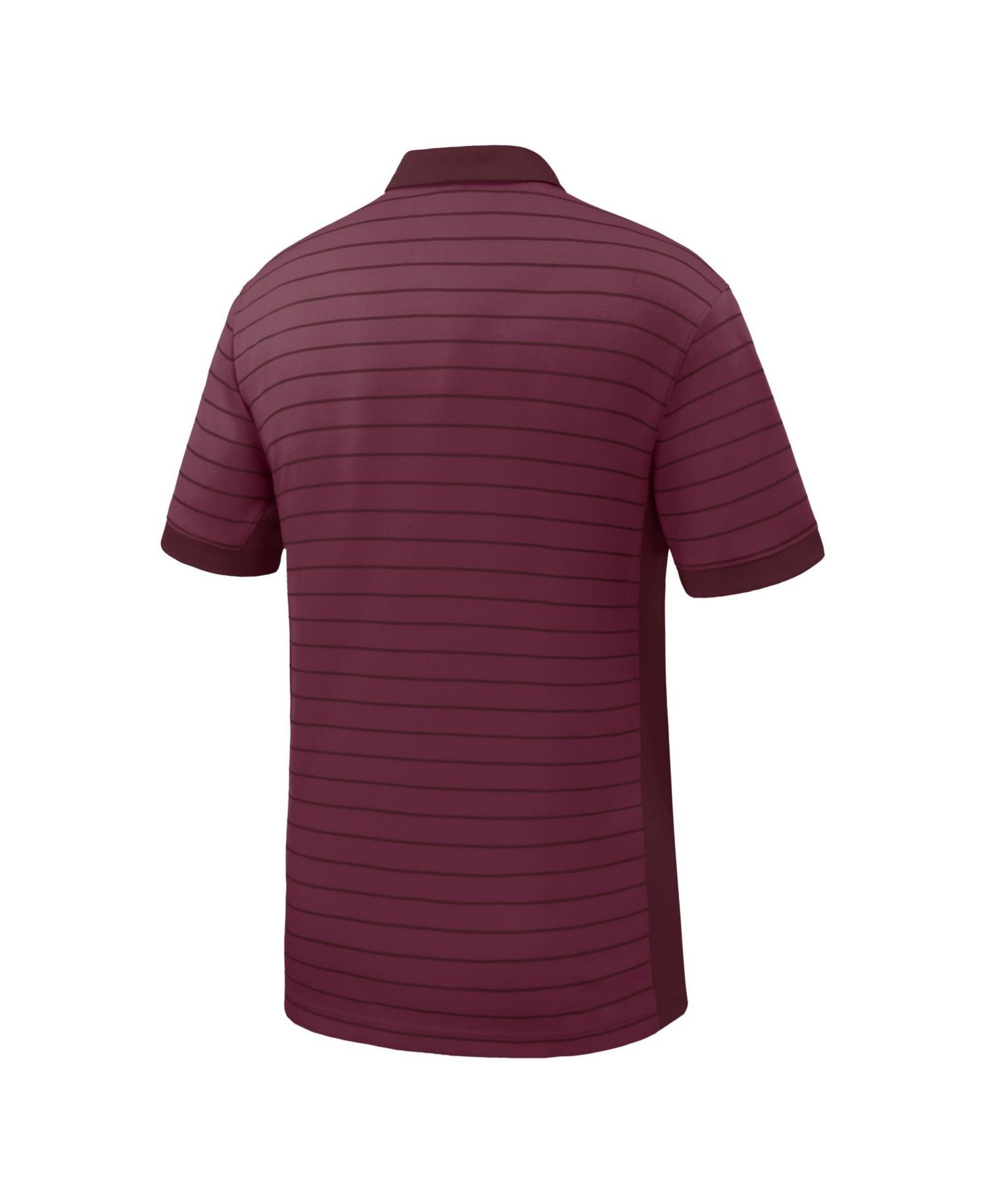 Men's Garnet Virginia Tech Hokies Victory Stripe Dri-FIT Polo Shirt