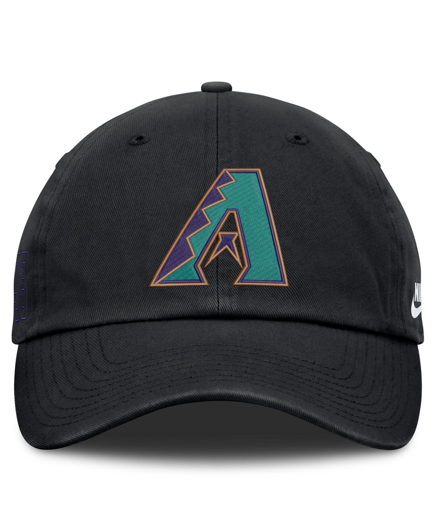 Мужская кепка Nike Black Arizona Diamondbacks Cooperstown Club Adjustable Hat — фото 2