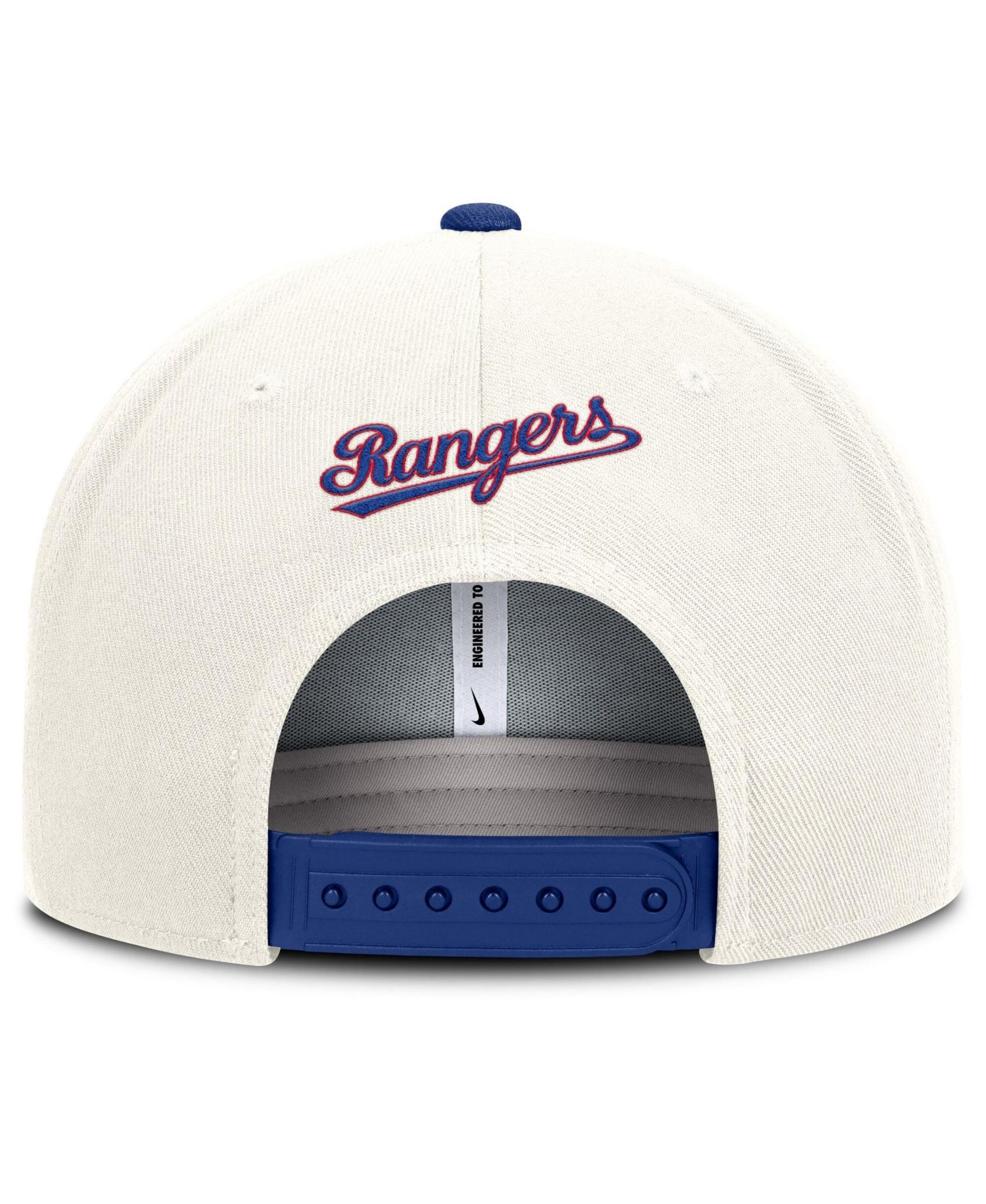 Men's Cream/Royal Texas Rangers Cooperstown Pro Dri-FIT Snapback Hat