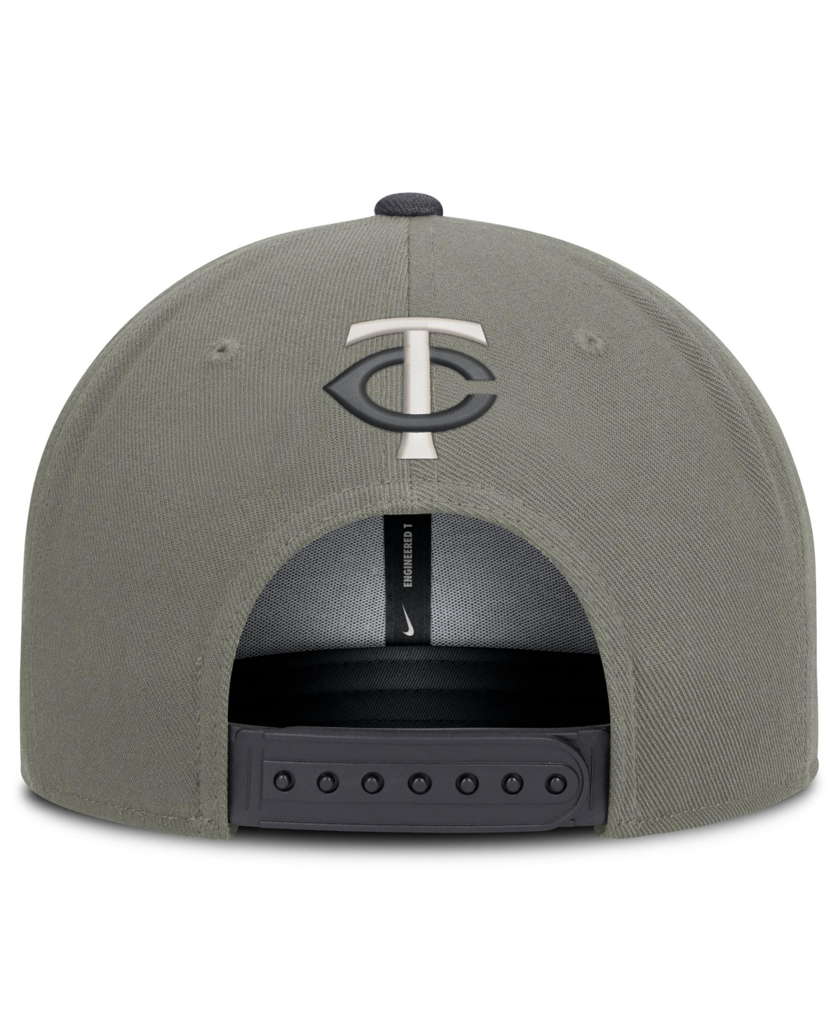 Nike Men's Olive Minnesota Twins Pro Dri-fit Snapback Hat