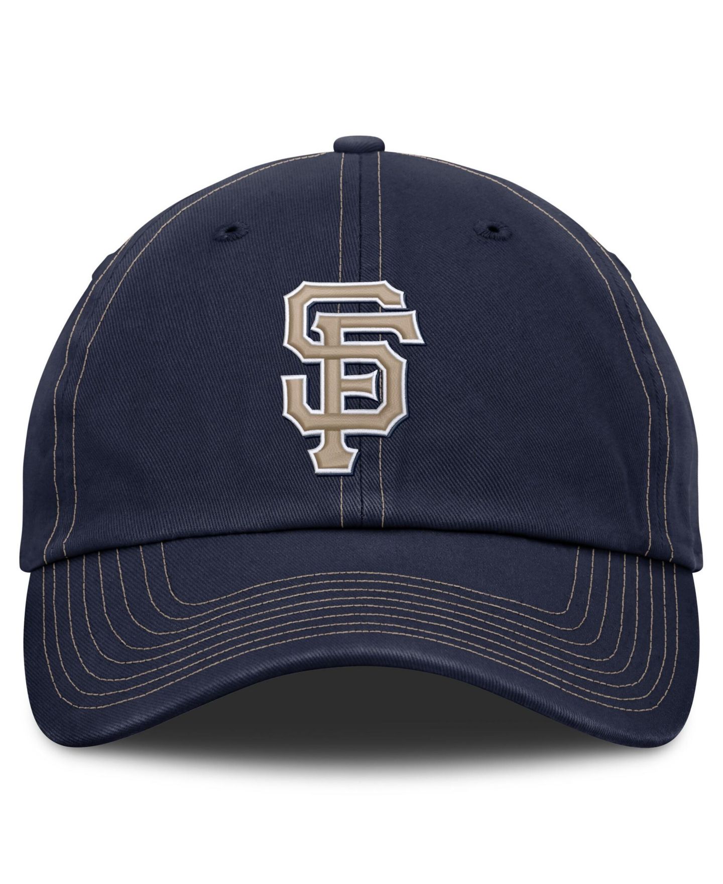 Мужская кепка Nike Navy San Francisco Giants Father's Day Club Adjustable Hat — фото 2