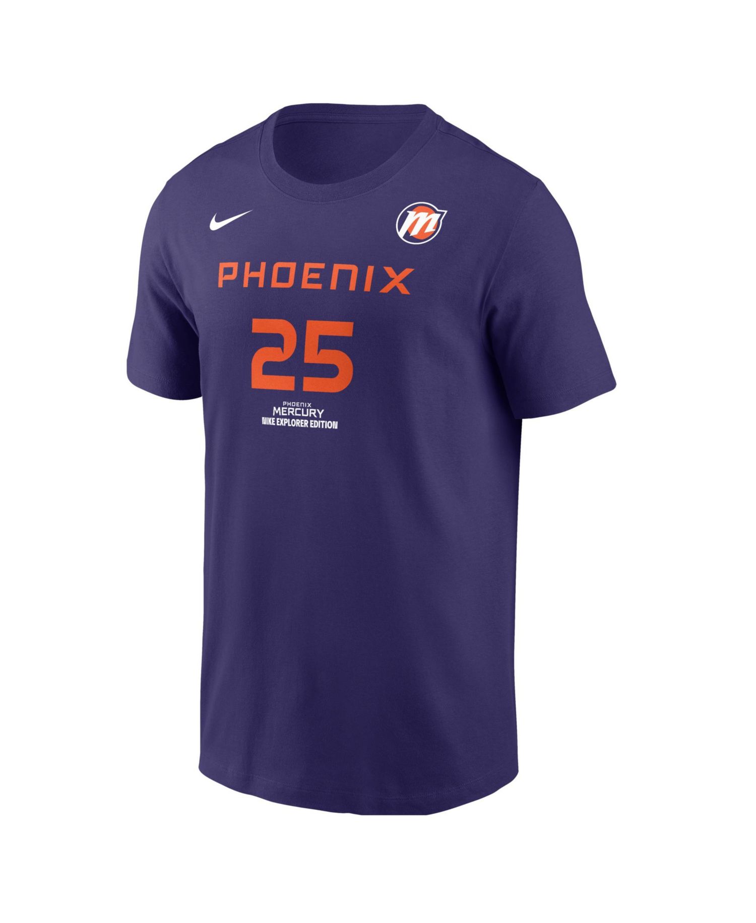 Men's Alyssa Thomas Purple Phoenix Mercury Explorer Edition Name & Number T-Shirt