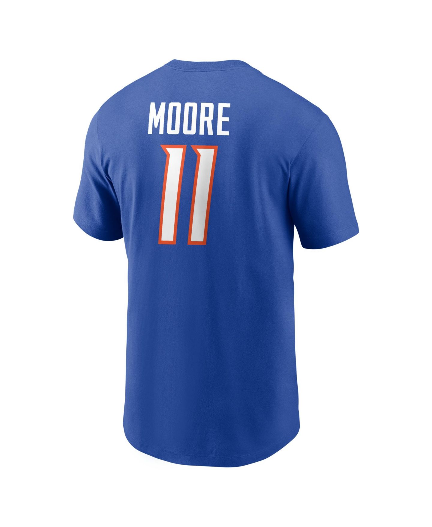 Мужская футболка Nike Kellen Moore Royal Boise State Broncos Ke11en Name & Number — фото 3