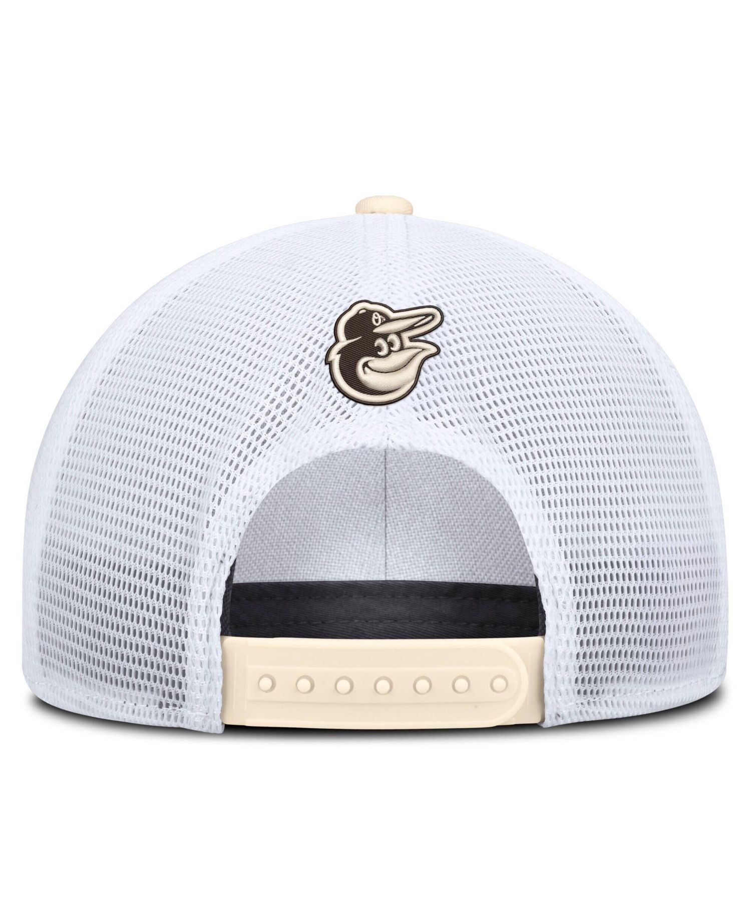 Men's Natural/White Baltimore Orioles Rise Dri-FIT Trucker Adjustable Hat