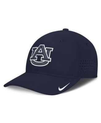 Men's Navy Auburn Tigers 2026 Sideline Practice Aero Bill Swoosh Flex Dri-FIT Hat