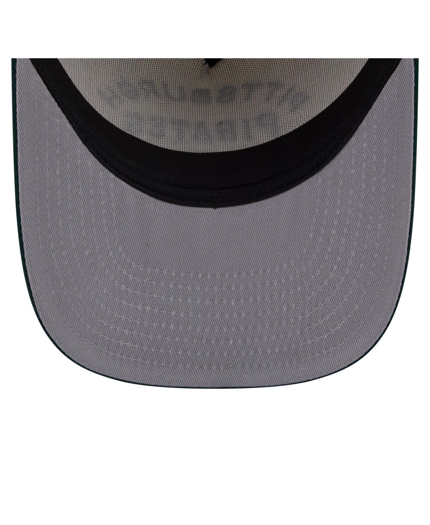 Мужская кепка New Era Cream/Dark Green Pittsburgh Pirates Chrome A-Frame 9FIFTY Snapback Hat — фото 5