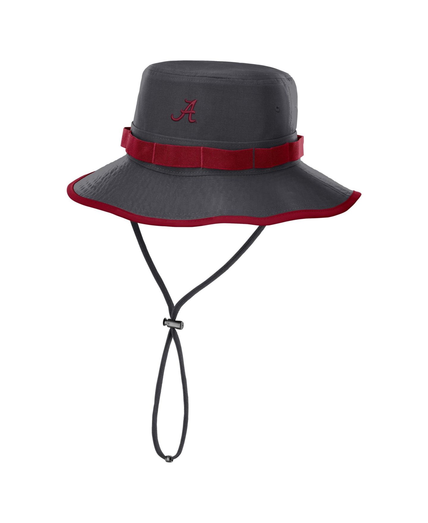 Мужская панама Nike Anthracite Alabama Crimson Tide 2026 Sideline Apex Boonie Bucket Hat — фото 1