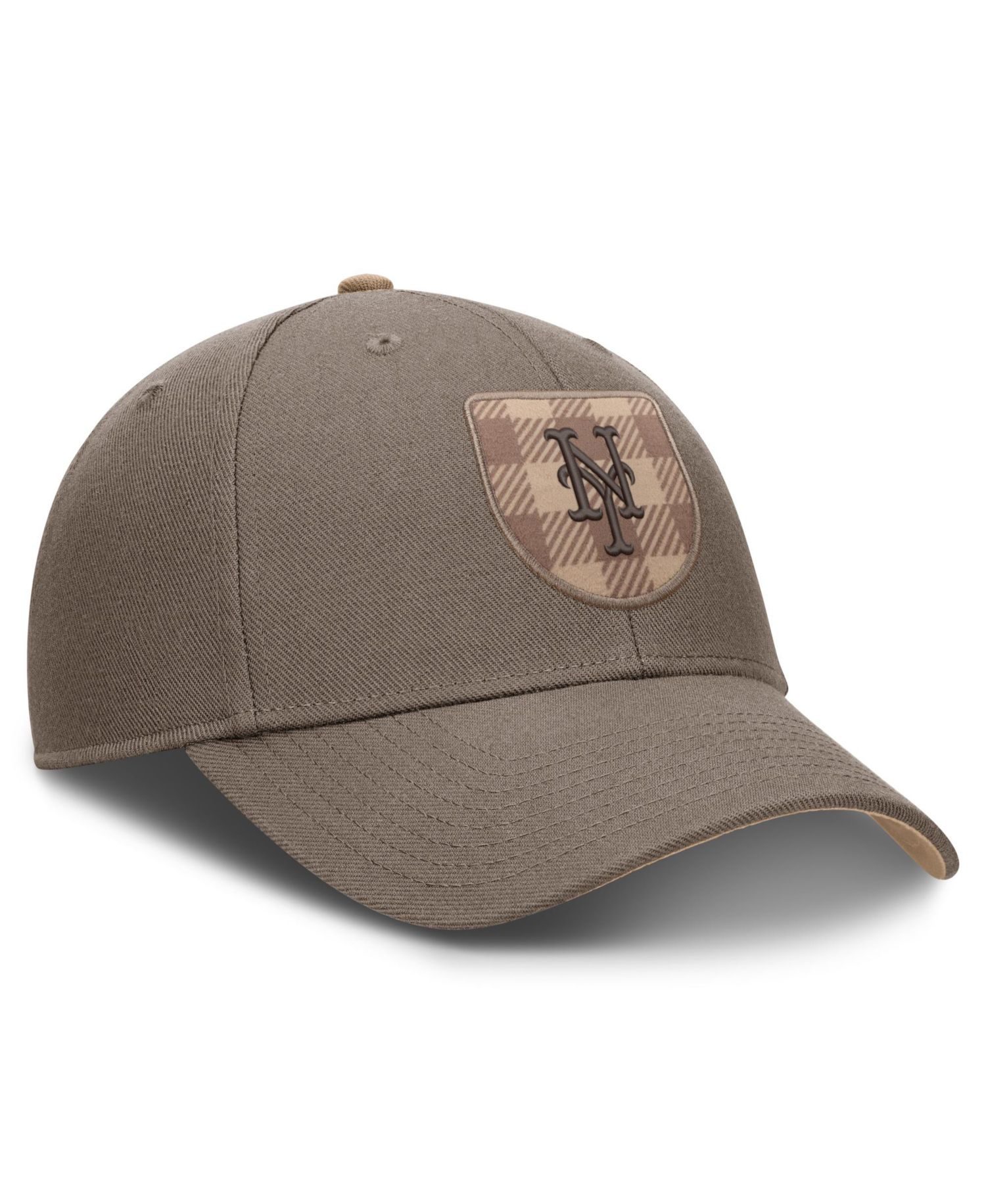 Men's Brown New York Mets Statement Rise Adjustable Hat