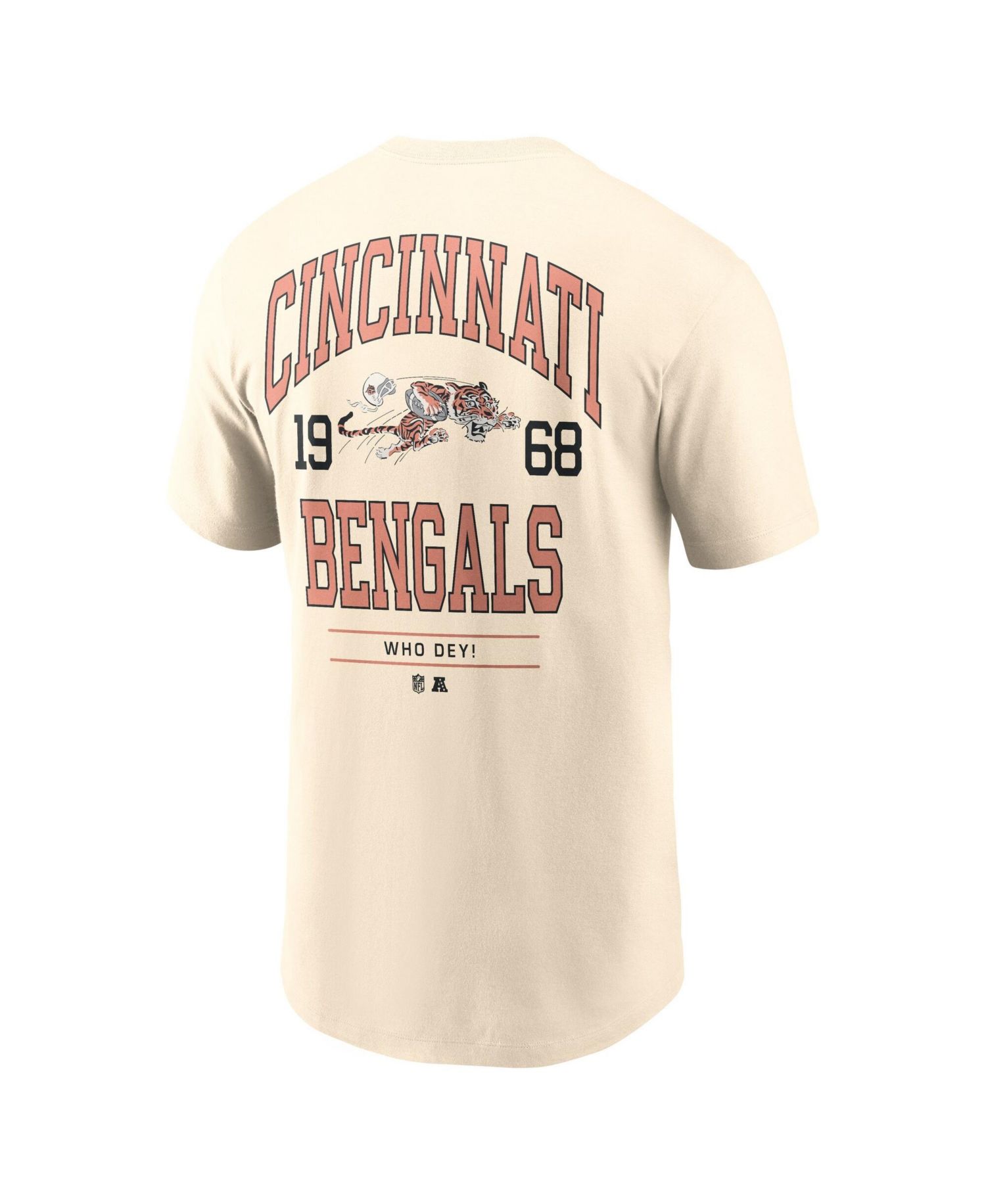 Men's Natural Cincinnati Bengals Freestyle Essential T-Shirt