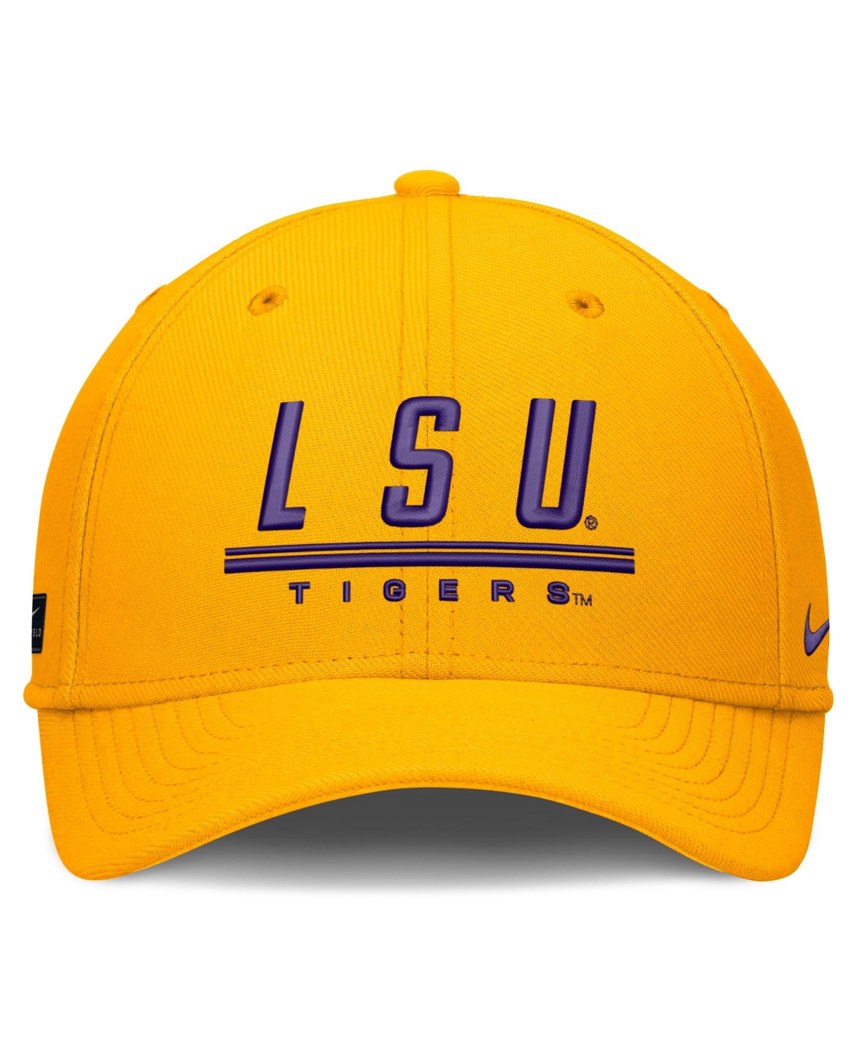Nike Men's Gold Lsu Tigers Game Day Rise Swooshflex Hat