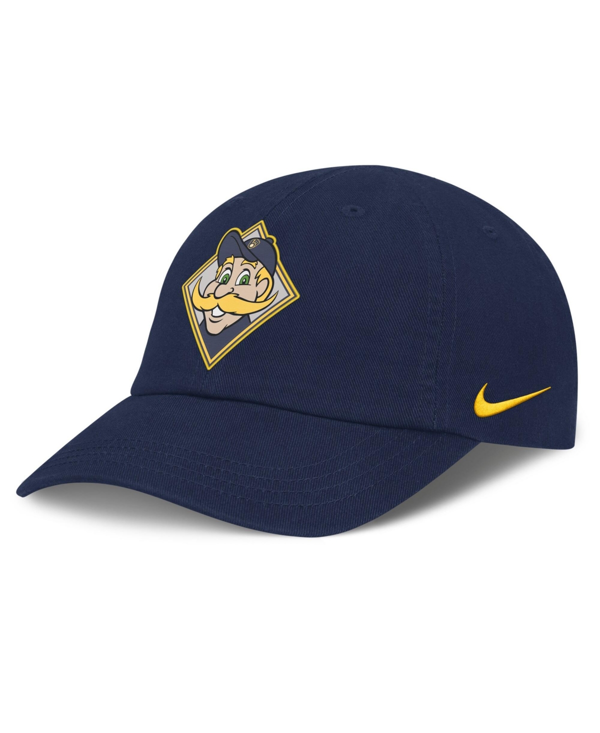 Nike Baby Boys And Girls Navy Milwaukee Brewers Mascot Club Flex Hat In Blue