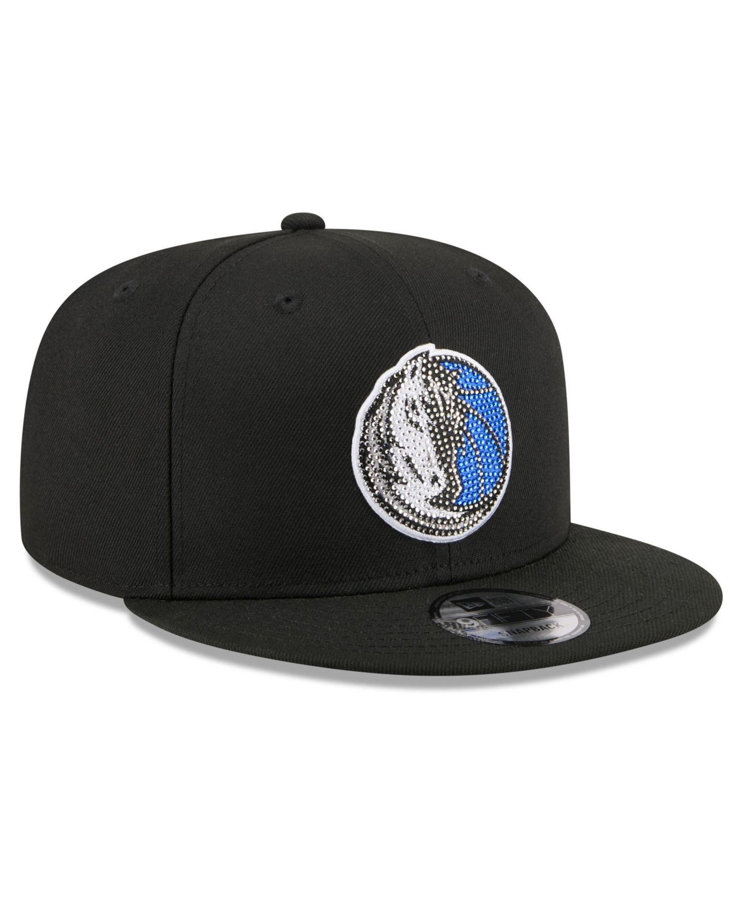 Men's Black Dallas Mavericks 2026 NBA Draft Crystal 9FIFTY Snapback Hat