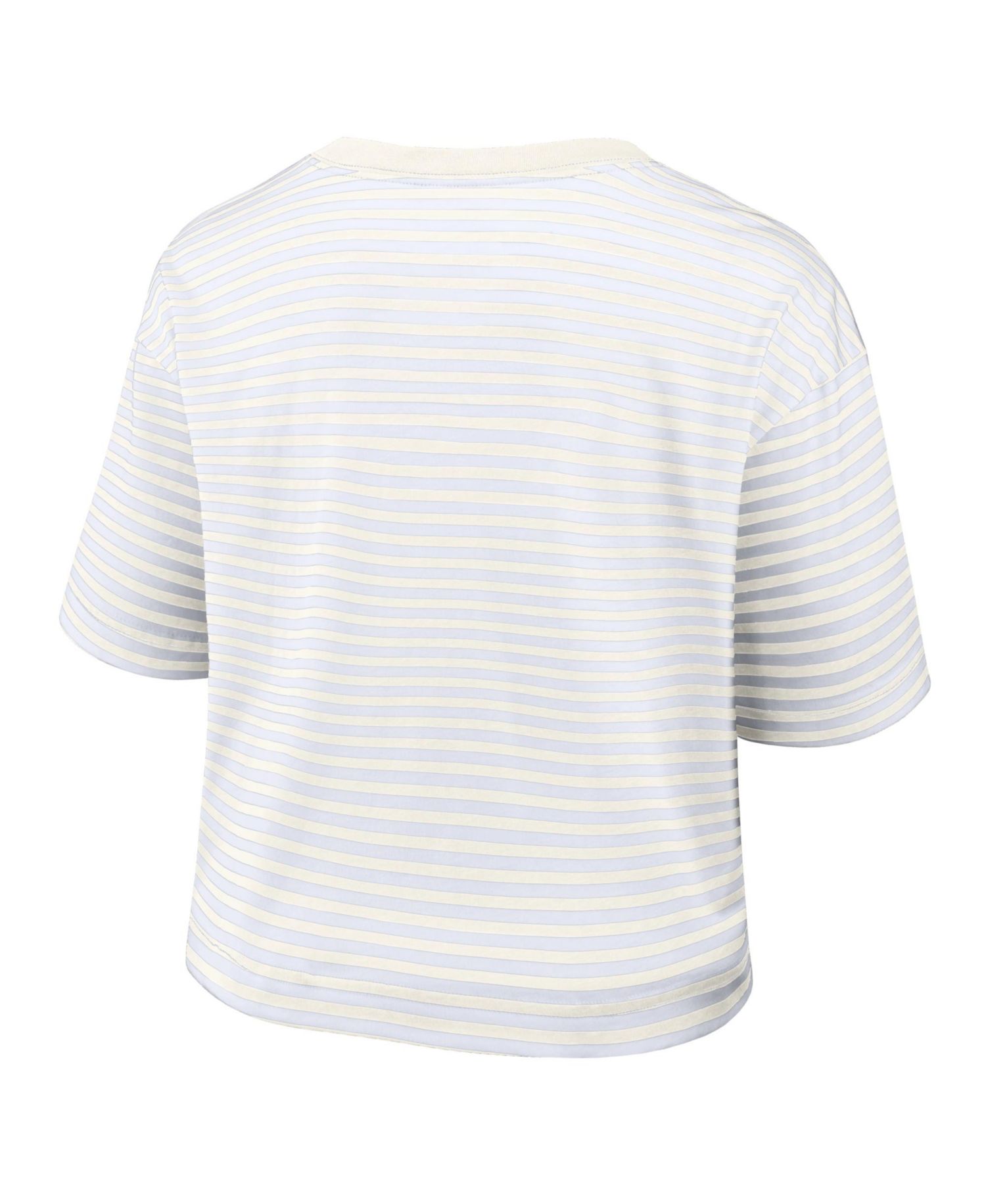 Women's Philadelphia Eagles Striped Cropped T-Shirt