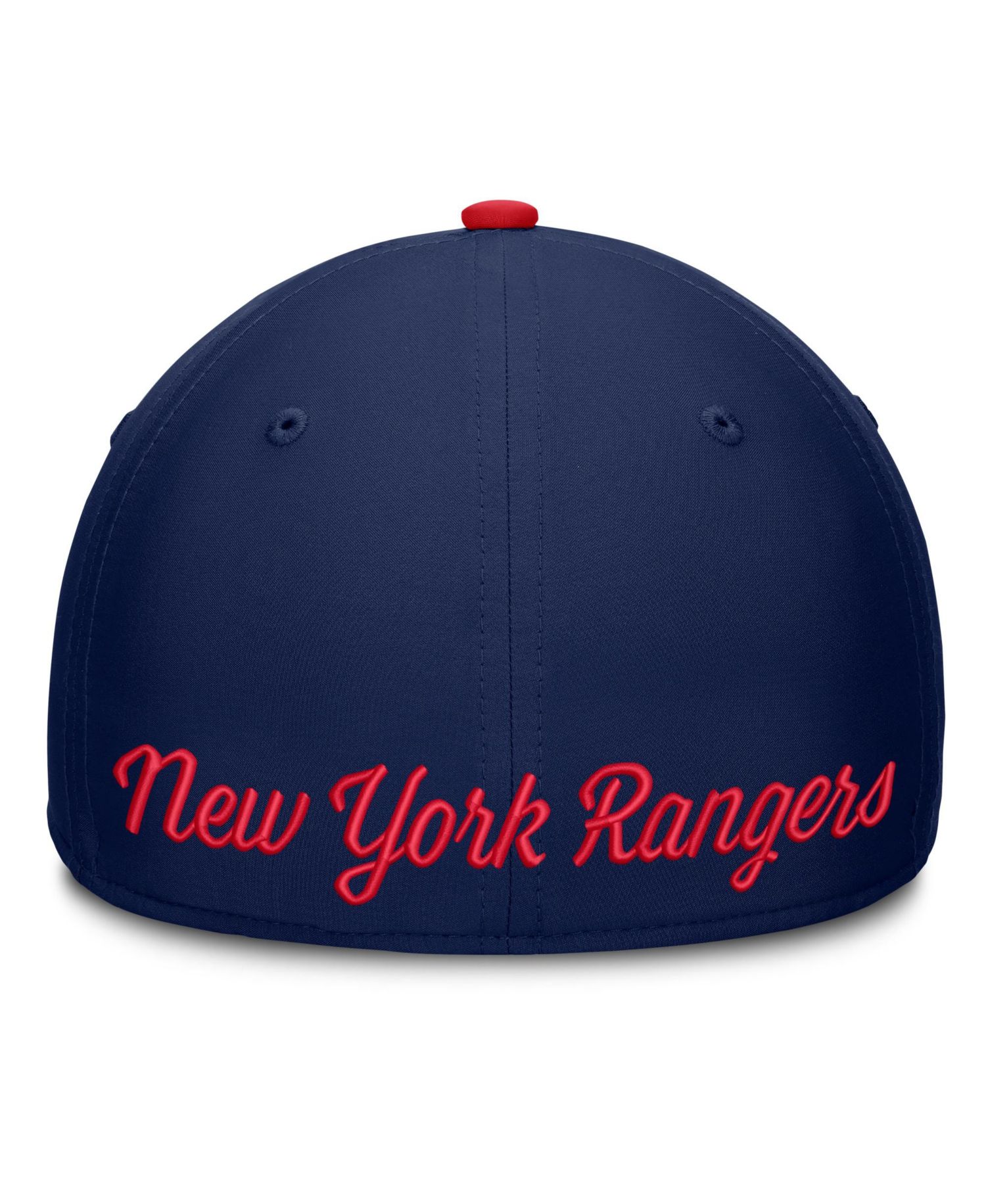 Men's Navy/Red New York Rangers Flex Fit Hat