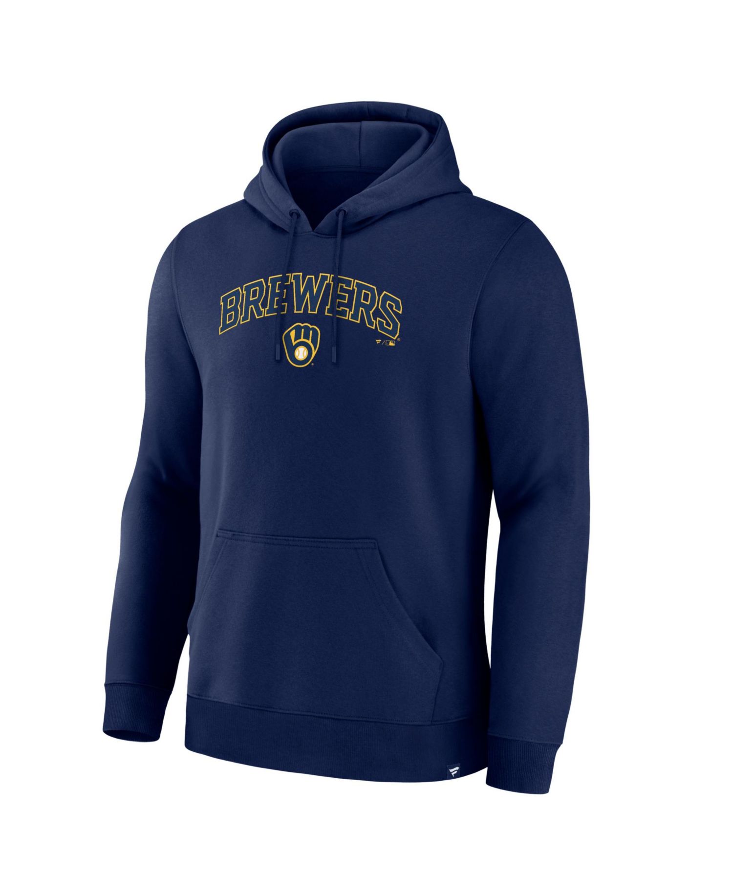 Men's Navy Milwaukee Brewers Lock-Up Legacy Hoodie