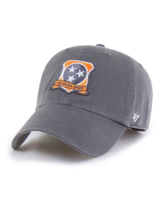 Men's Anthracite Tennessee Volunteers Smokey Grey Ballpark Clean Up Adjustable Hat