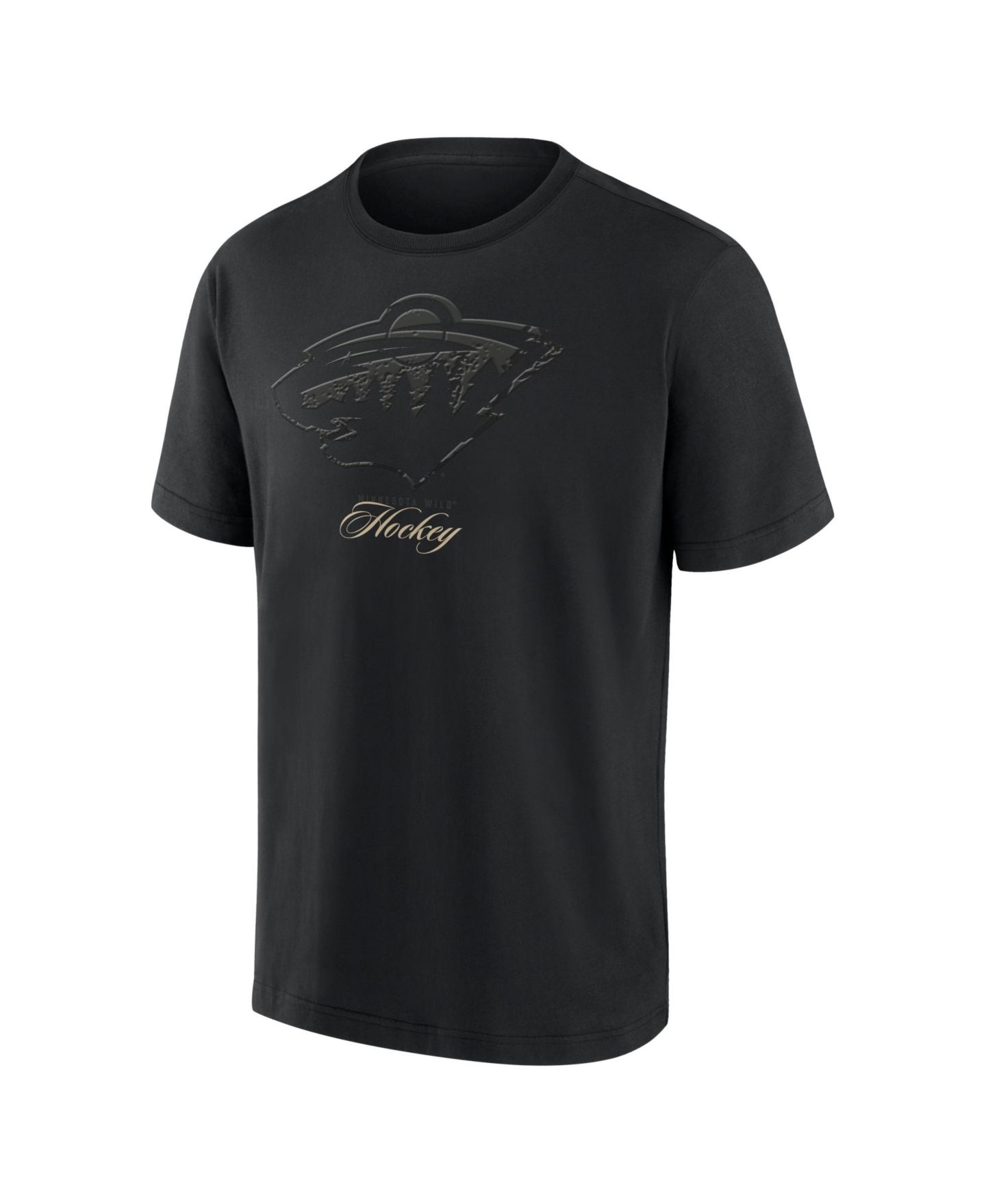 Мужская футболка Fanatics Minnesota Wild Blackout Heavyweight — фото 2