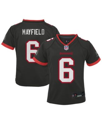 Preschool Baker Mayfield Pewter Tampa Bay Buccaneers Alternate Game Jersey
