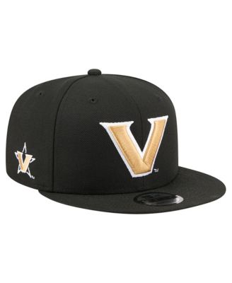 Men's Black Vanderbilt Commodores Team 9FIFTY Snapback Hat
