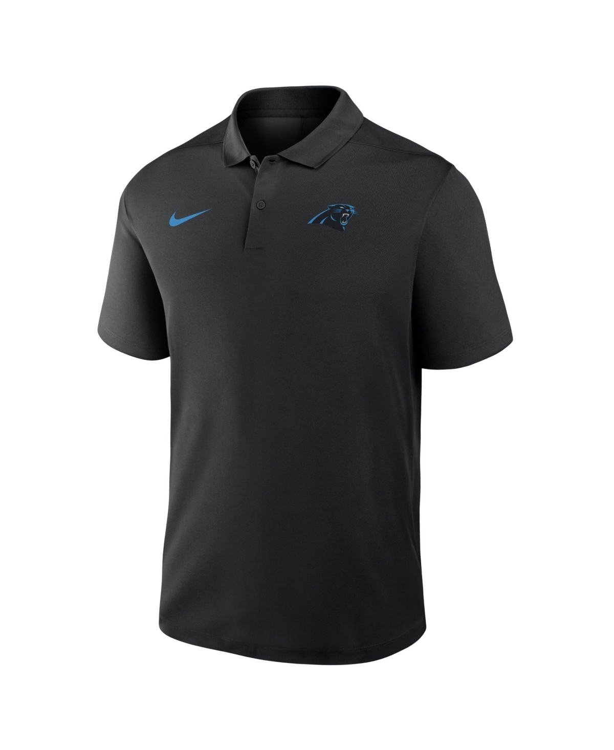 Nike Men's Black Carolina Panthers Dri-fit Victory Polo Shirt