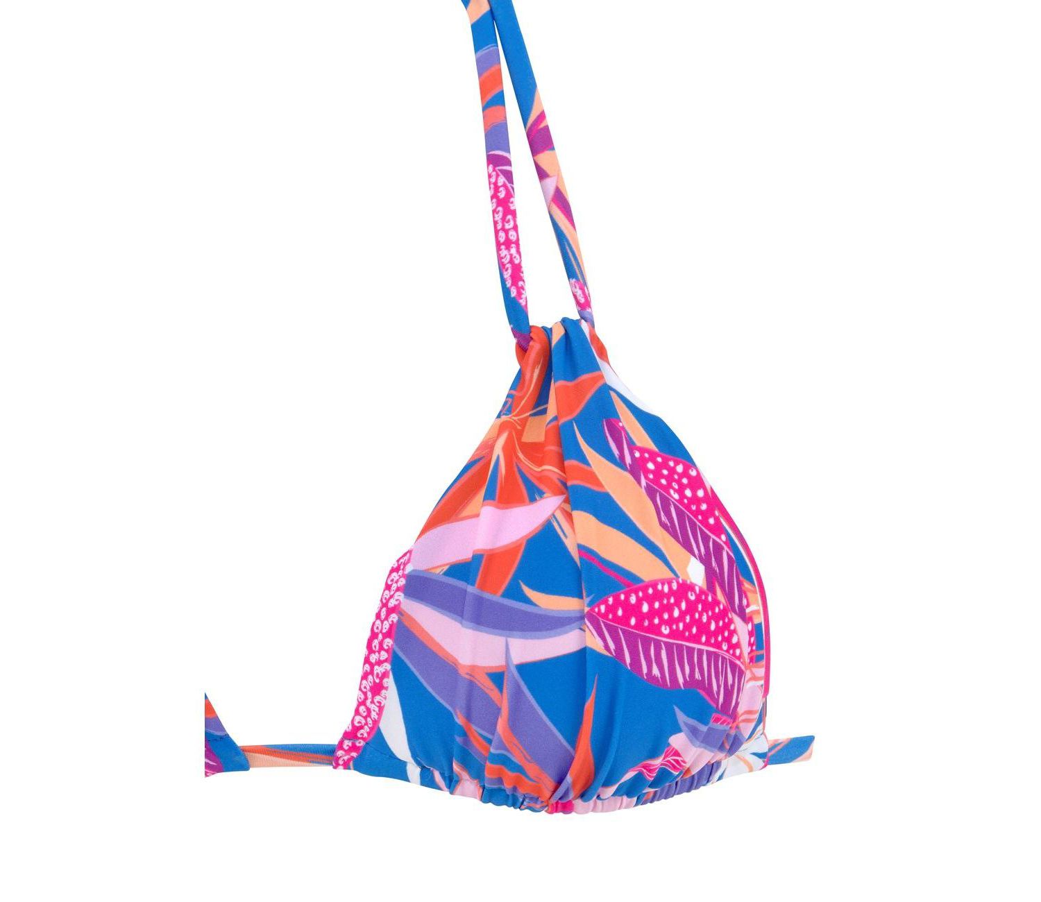 Women's Tropical Print Everyday Comfort Triangle Bikini Top