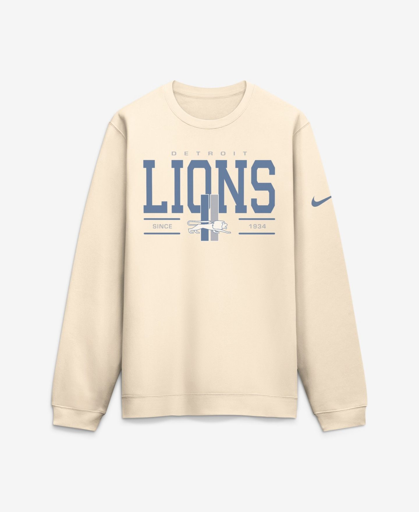 Мужской свитшот Nike Natural Detroit Lions Always Reppin' Club — фото 2