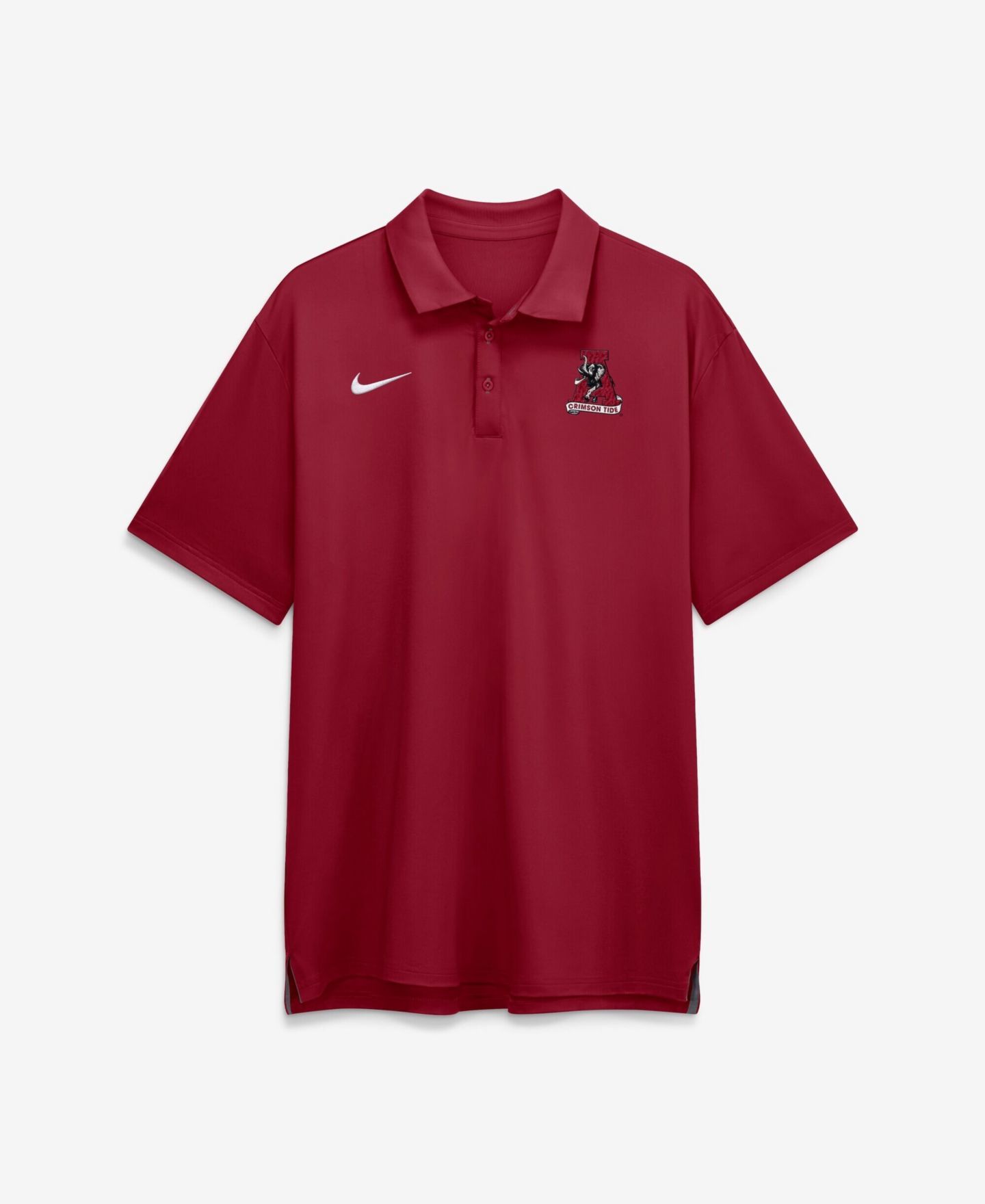Мужское поло Nike Alabama Crimson Tide 2026 Sideline Tour Dri-FIT, Crimson — фото 1