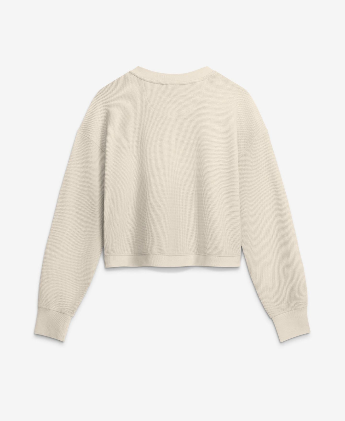 Женская футболка Fanatics Kansas City Chiefs Waffle-Knit Long-Sleeve Cropped — фото 2