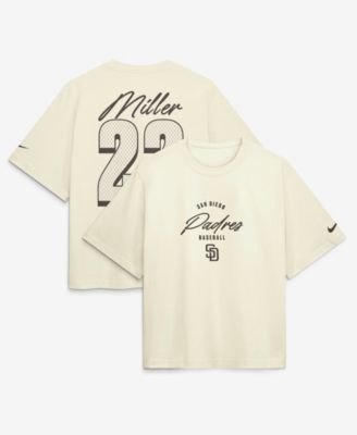 Women's Mason Miller San Diego Padres Boxy Name & Number T-Shirt