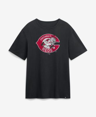 Men's Black Cincinnati Reds Vintage Logo Legacy T-Shirt