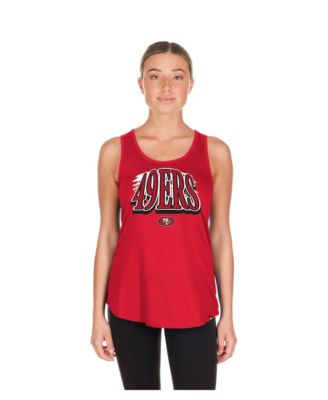 Women's Scarlet San Francisco 49ers Summer Tank Top