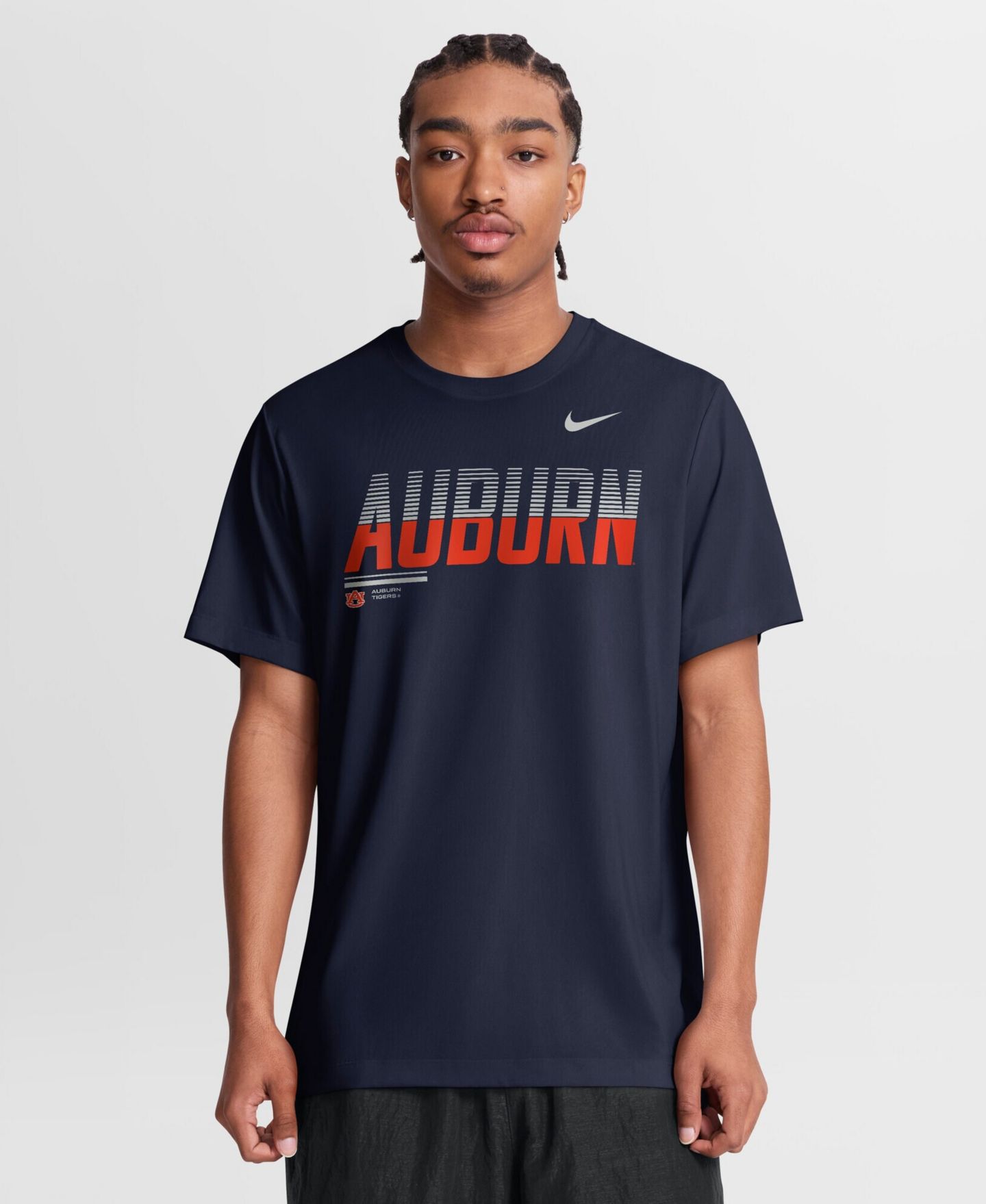 Мужская футболка Nike Navy Auburn Tigers Sideline Legend Dri-FIT — фото 1